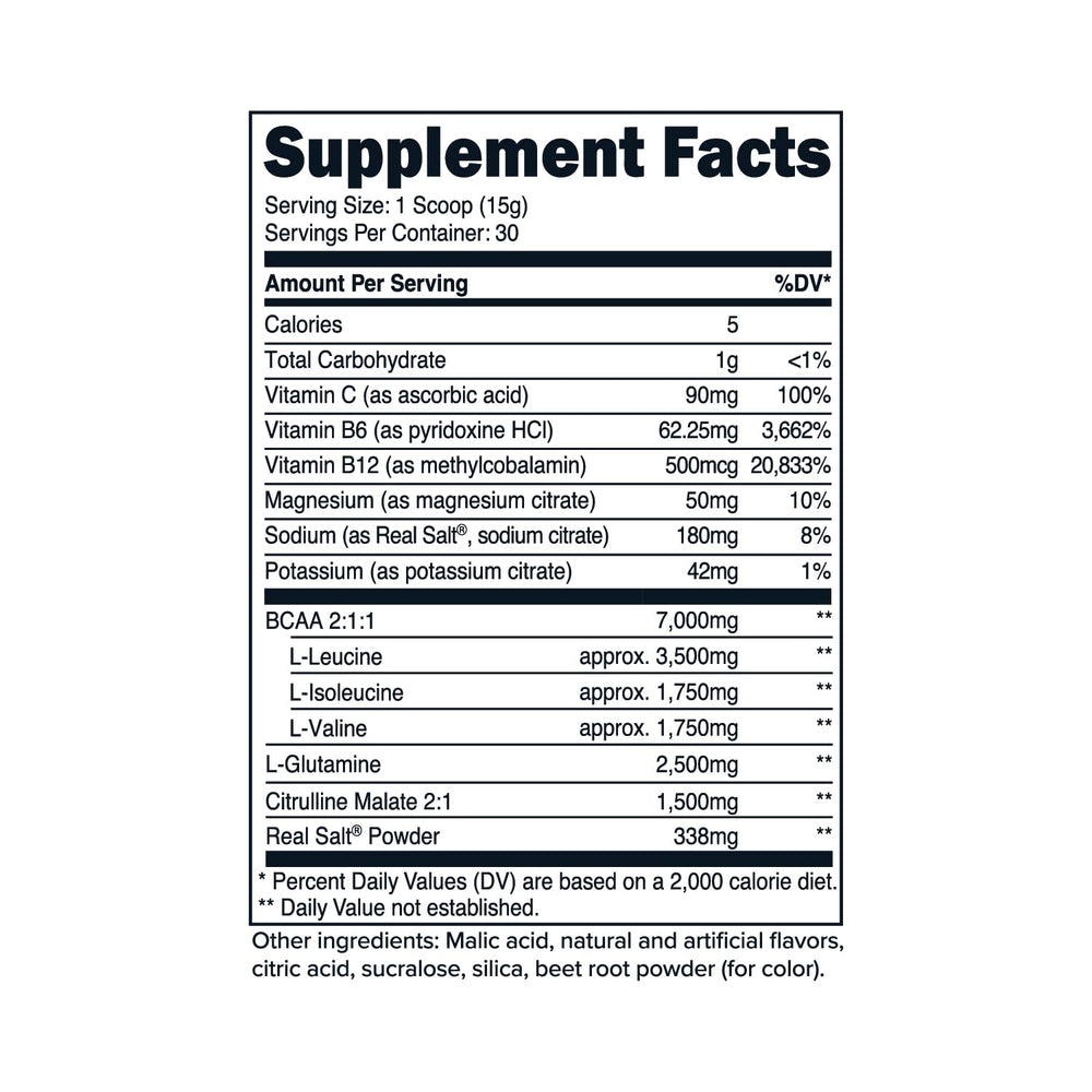 Serving scoop of Primaforce Watermelon BCAA Powder