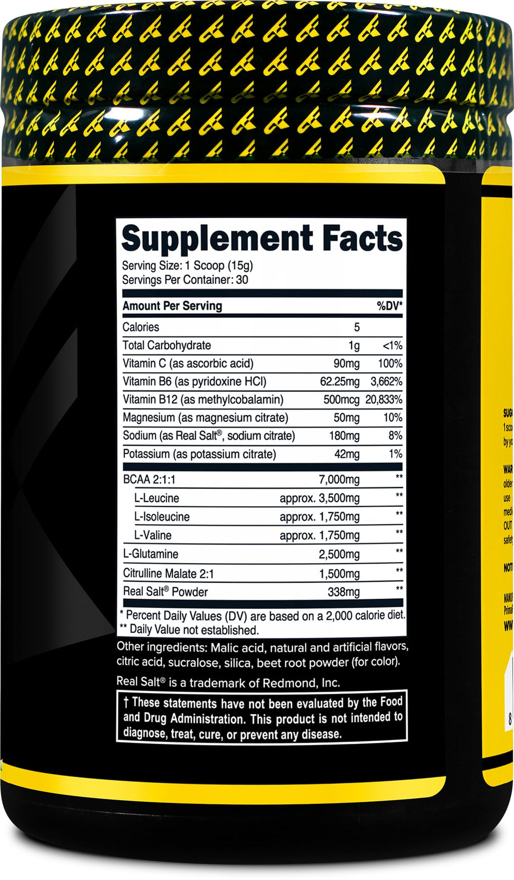 Hydration support with Real Salt electrolyte replenishment