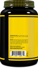 Nutrition facts showing 30g protein per serving