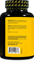 Product label for PrimaForce Yohimbine HCl 2.5mg showing ingredients
