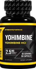 Primaforce Yohimbine HCl 2.5mg bottle – 90 capsules