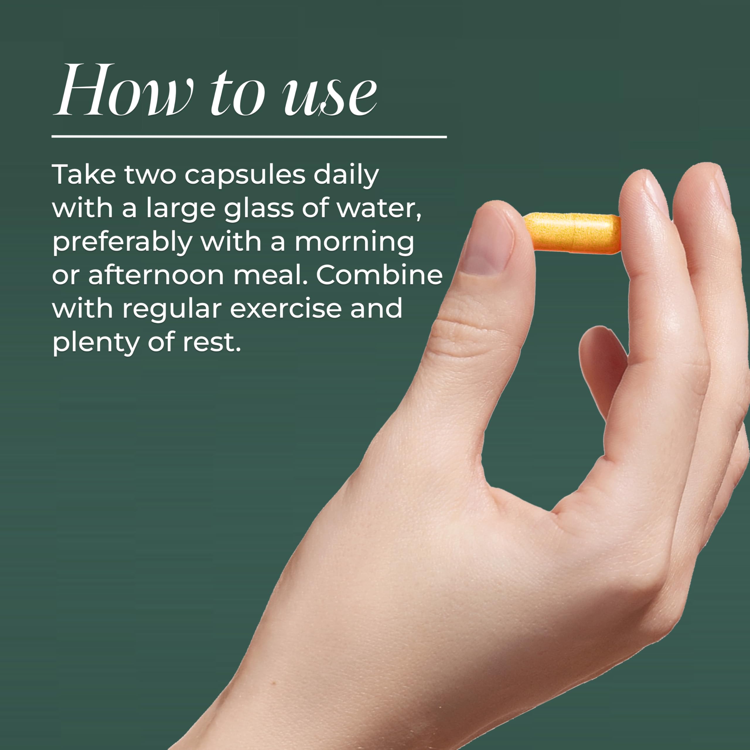 Capsules with turmeric root extract and Boswellia resin close-up