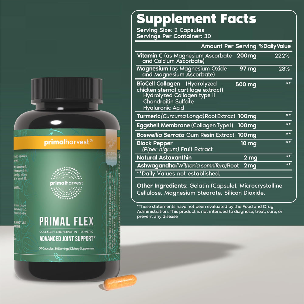 Bottle with capsules inside - Primal Flex