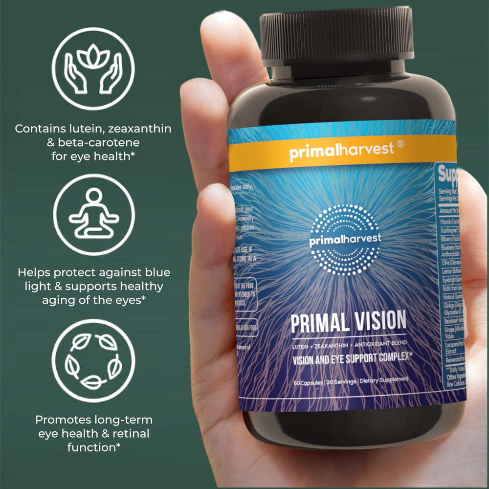 Eyebright, ginkgo biloba and rutin in Primal Vision