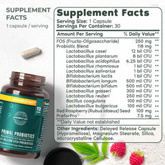 Daily use probiotic with prebiotics