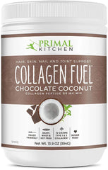 Primal Kitchen Collagen Peptide Drink Mix Chocolate Coconut 13.9 oz package
