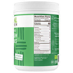 Close-up of bovine collagen peptides ingredients