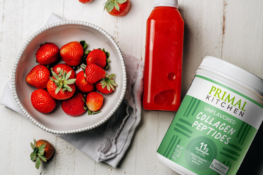 Tub packaging with Gluten-Free and Keto Certified seals