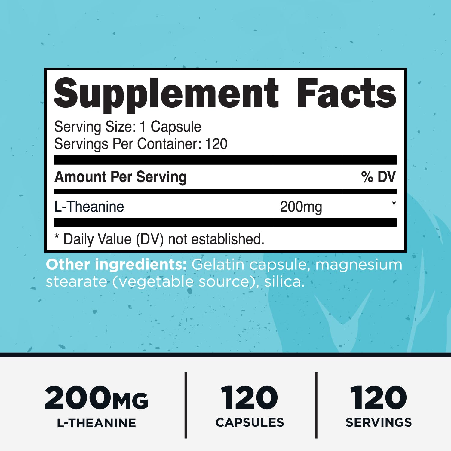 Front packaging of Primal L-Theanine Capsules