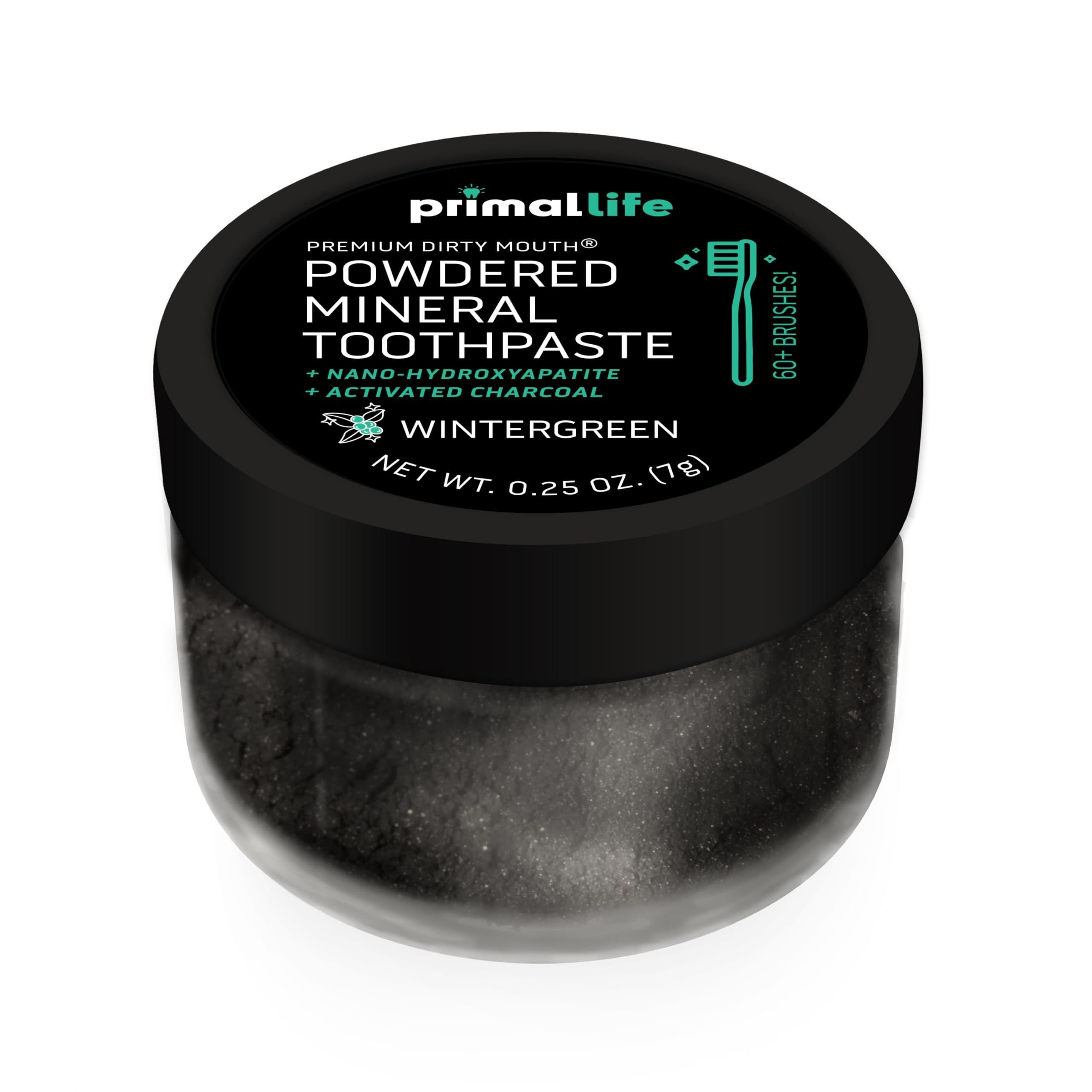 Primal Life Organics bentonite and kaolin clay-based toothpowder
