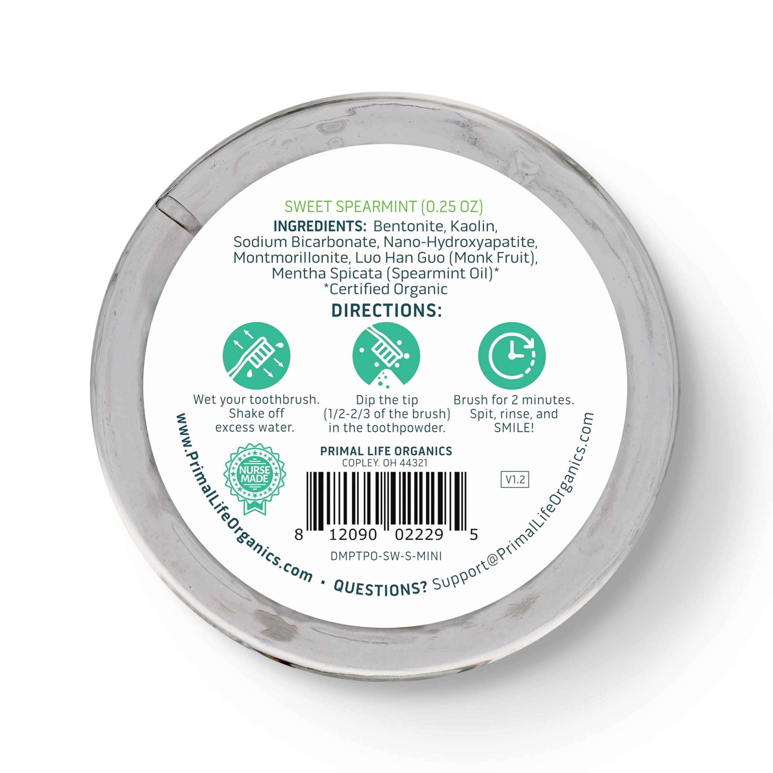 Net weight 0.25 oz / 7 g packaging image