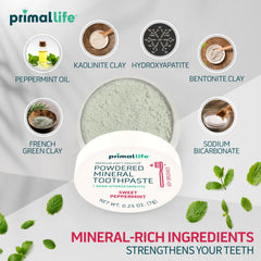 Close-up of natural kaolin and bentonite clays