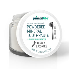 Dirty Mouth Toothpowder Black Licorice 0.25 oz jar