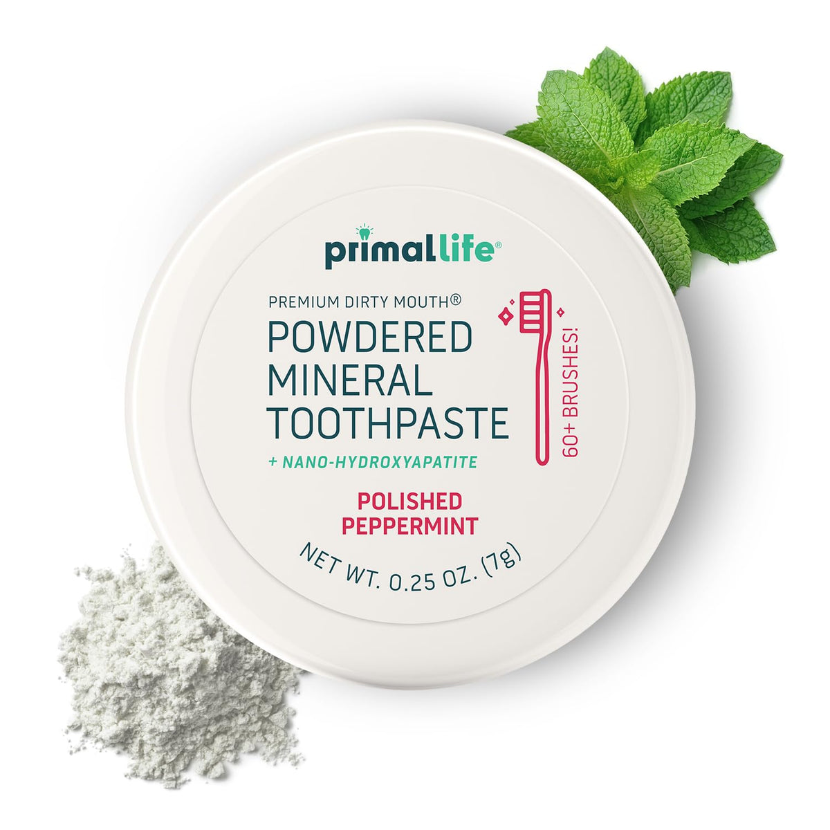 Main product image of Primal Life Organics Dirty Mouth Toothpowder with peppermint