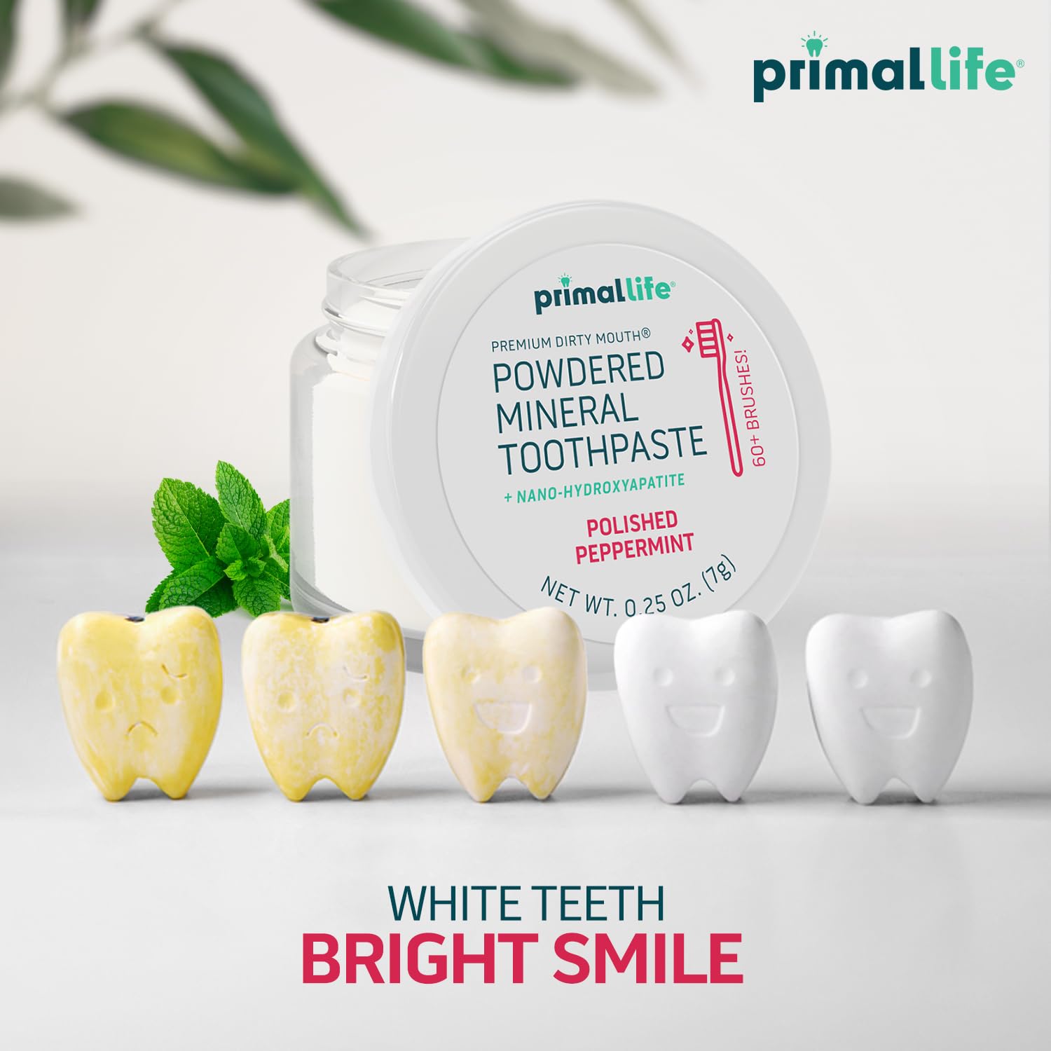 Product packaging of Dirty Mouth Toothpowder