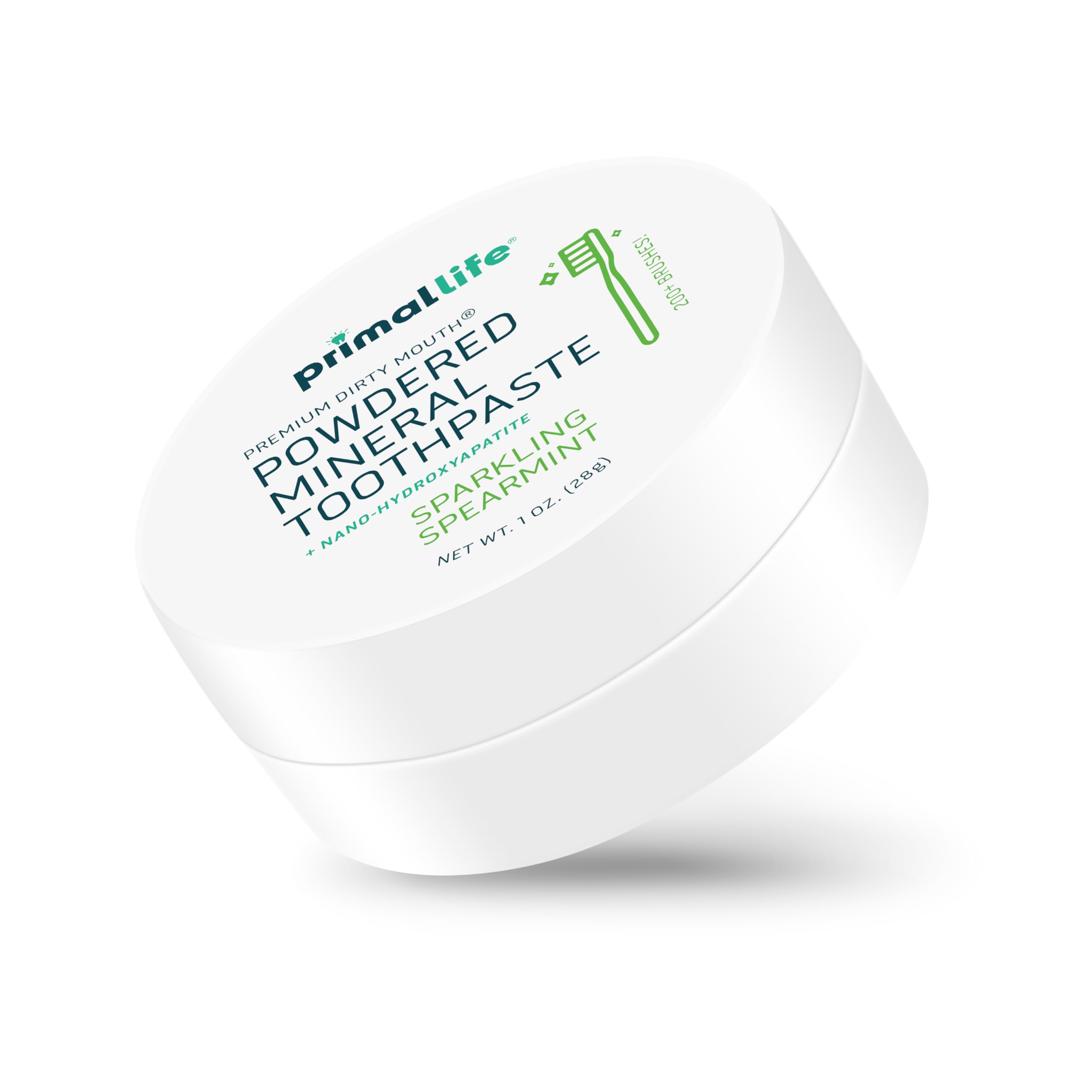 Good for 200+ brushings with spearmint flavor