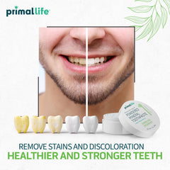 Spearmint-flavored toothpowder