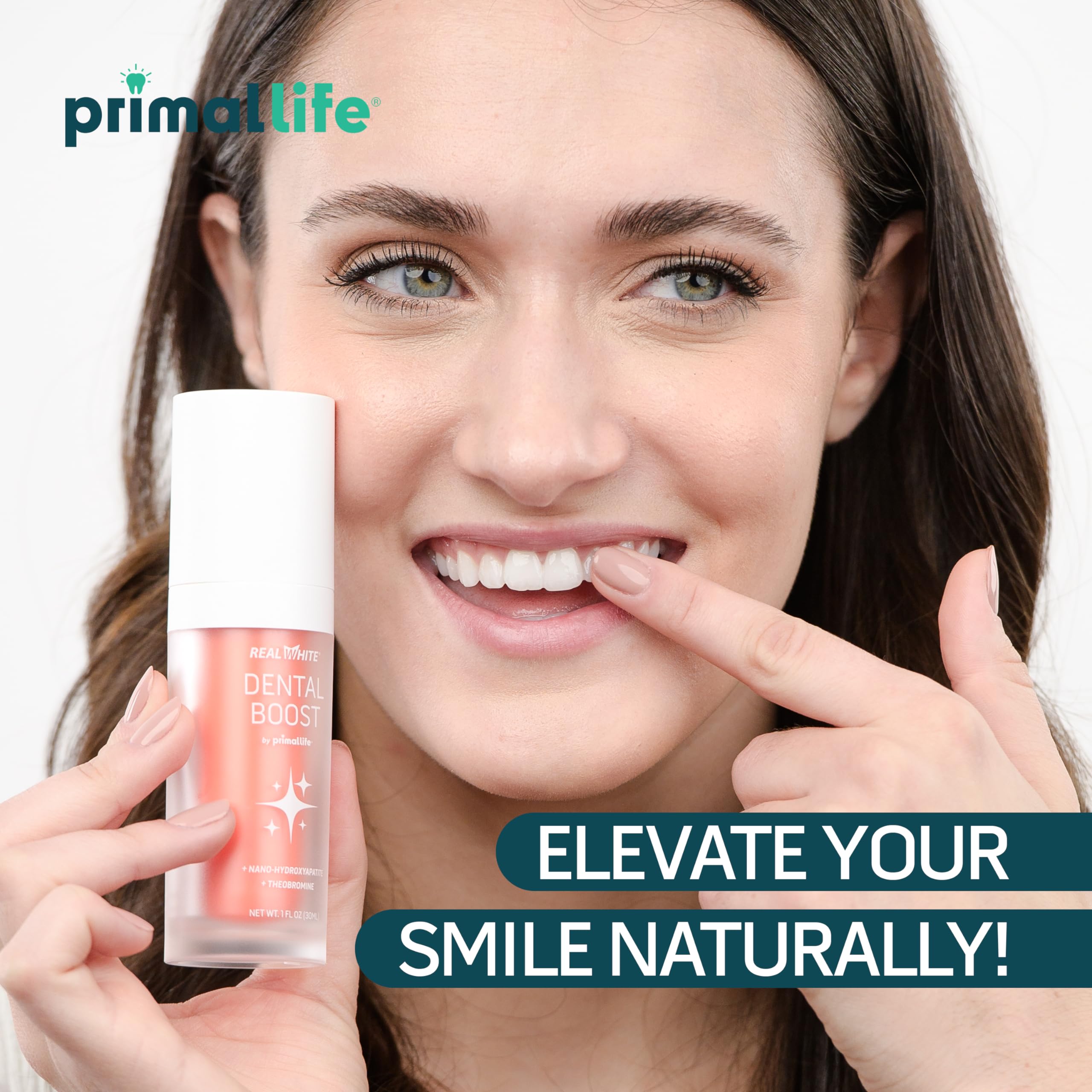 Two-minute whitening routine with Dental Boost paste