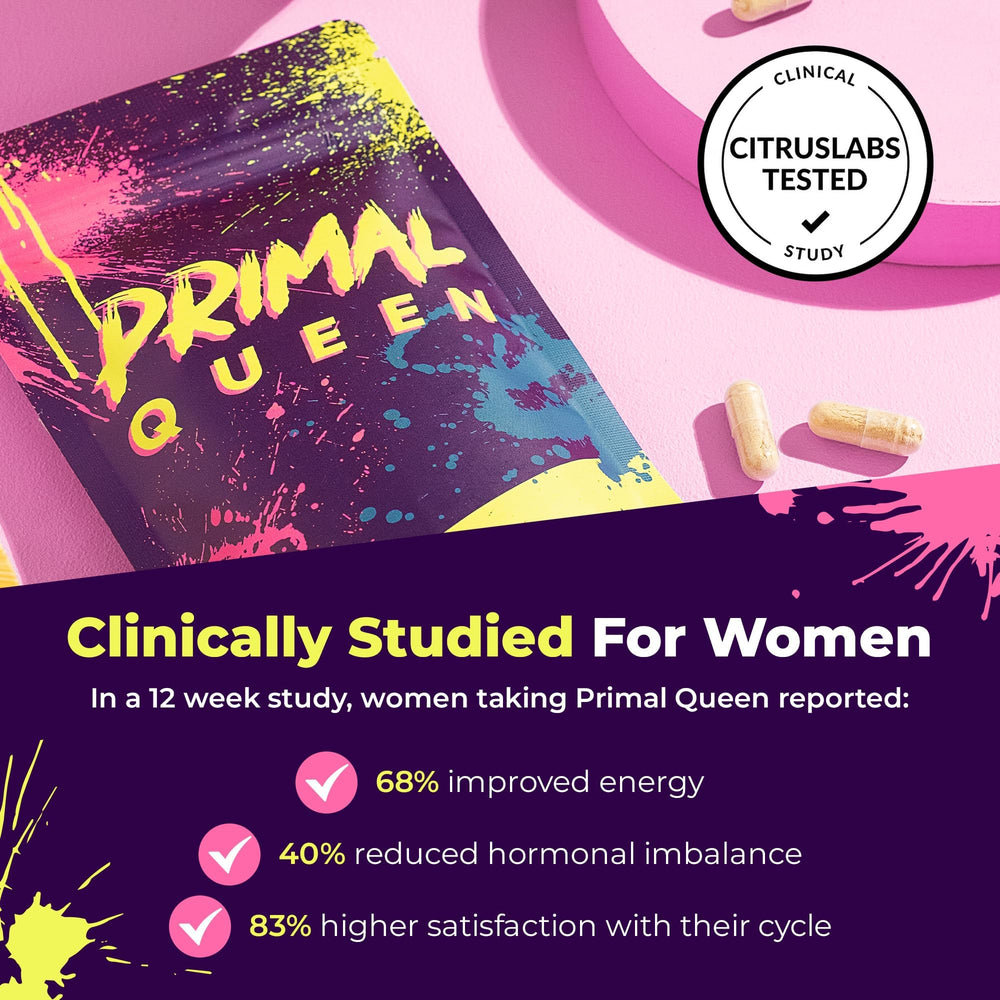 Primal Queen freeze-dried capsules close up highlighting nutrient-rich convenience