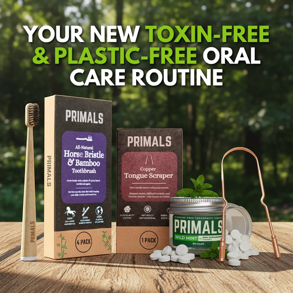 Full PRIMALS 4-pack product shot with branding