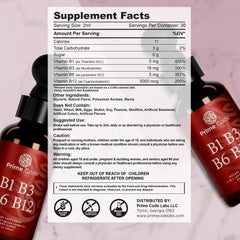 Prime Code Vitamin B1 Drops bottle label close-up