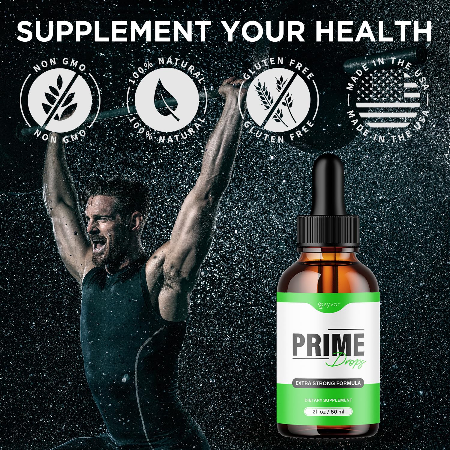 Active lifestyle with Prime Drops supplement
