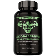 Prime Labs Fadogia Agrestis bottle – 180 capsules