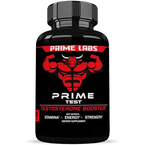 Prime Labs Men's Testosterone Booster bottle front view