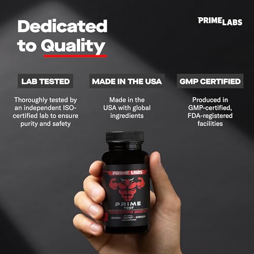 Prime Test bottle with glass of water