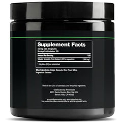 Label highlighting 95% Tribulus Terrestris saponins