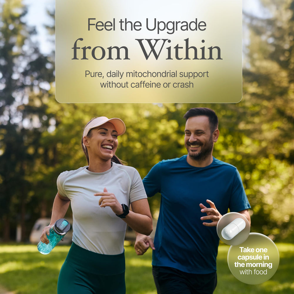 Lifestyle shot of NMNH bottle on a clean desk