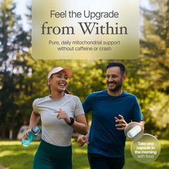 Lifestyle shot of NMNH bottle on a clean desk