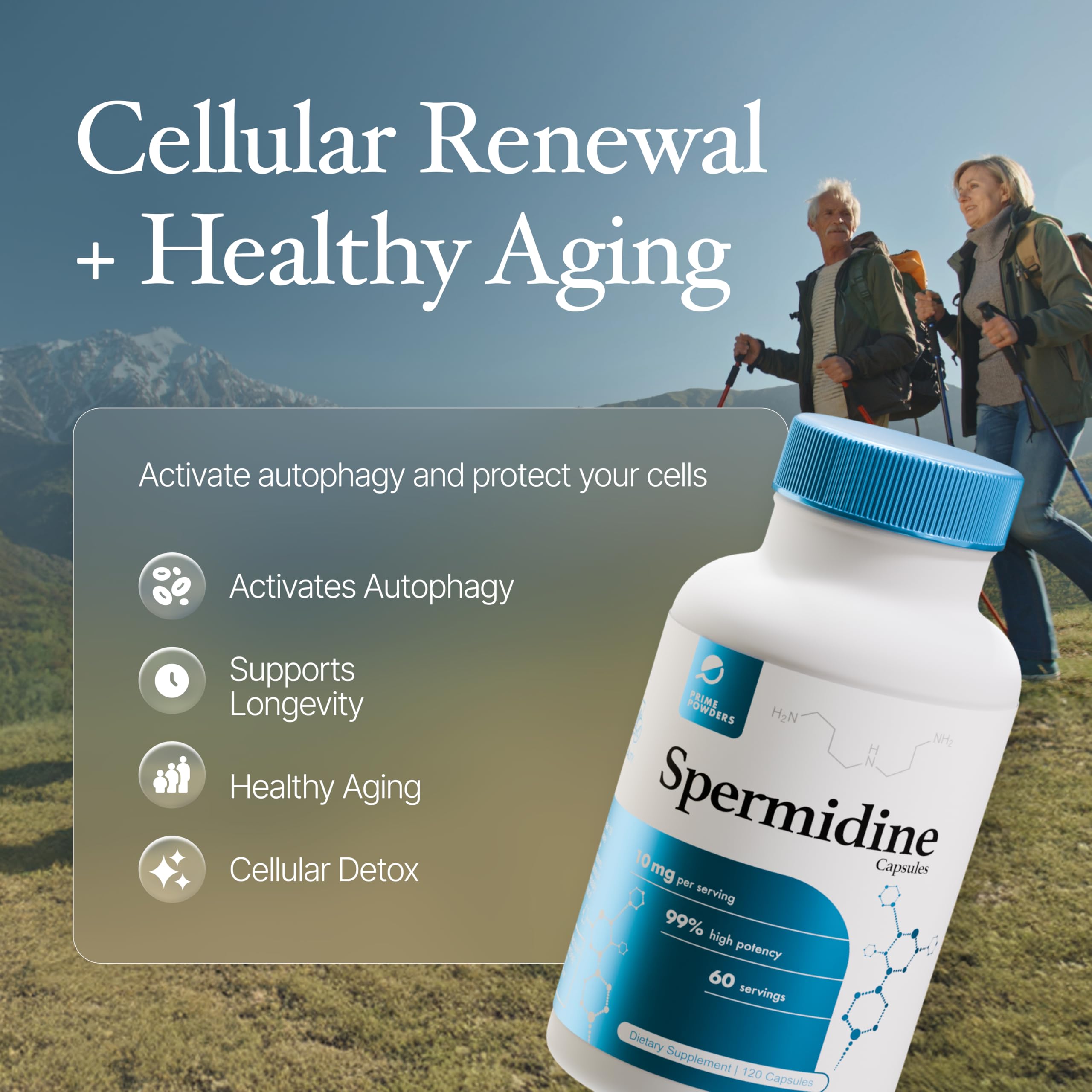 Fermentation process used for Prime Powders Spermidine Capsules - gluten free
