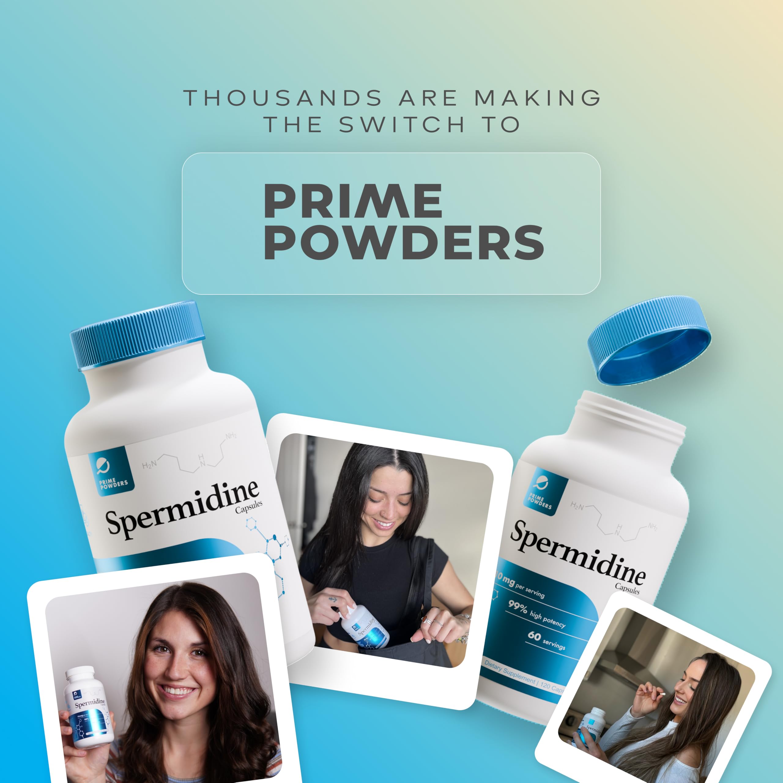 Customer support and availability for Prime Powders Spermidine Capsules