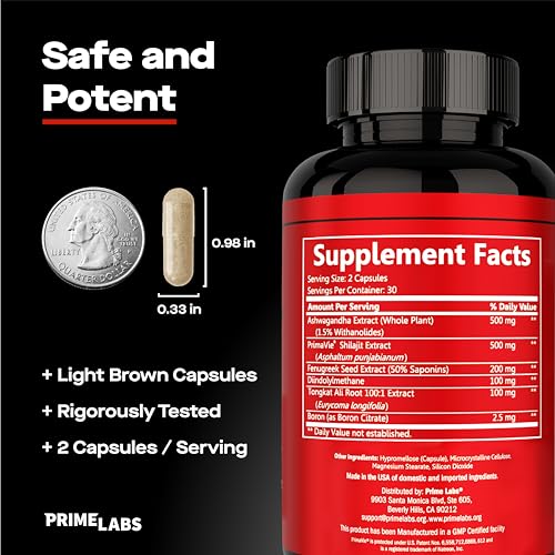DIM ingredient capsule in Prime Test Pro