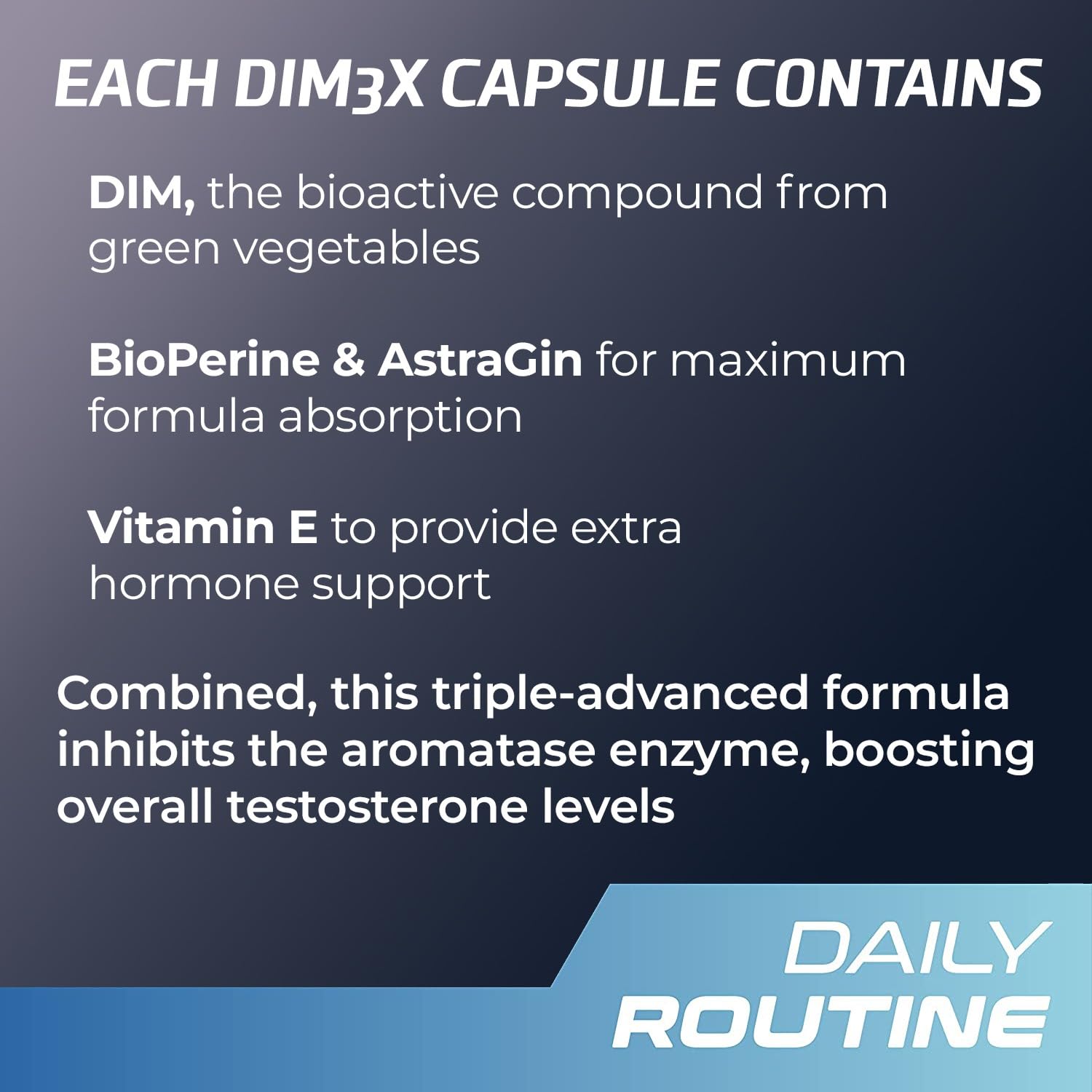 PrimeGENIX DIM3X daily wellness to support men's fitness goals