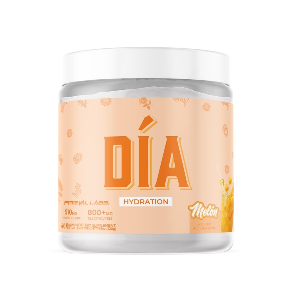 Primeval Labs Dia Hydration Melon tub packaging