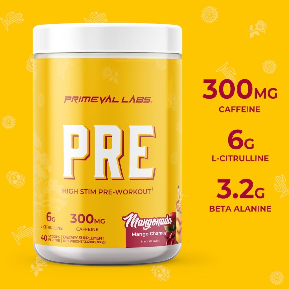 Primeval Labs PRE features Huperzine A for laser-sharp focus in workouts