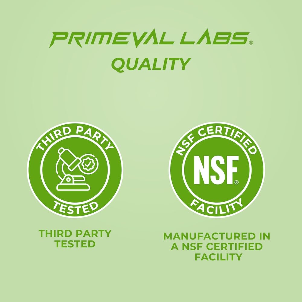 Primeval Labs PRE packaging front conveys authenticity and flavor lineup.