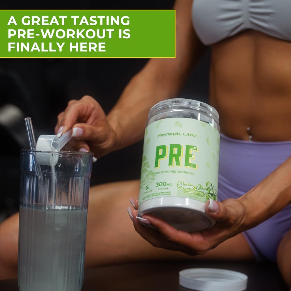 Primeval Labs PRE serving cup supports daily use for focused performance.