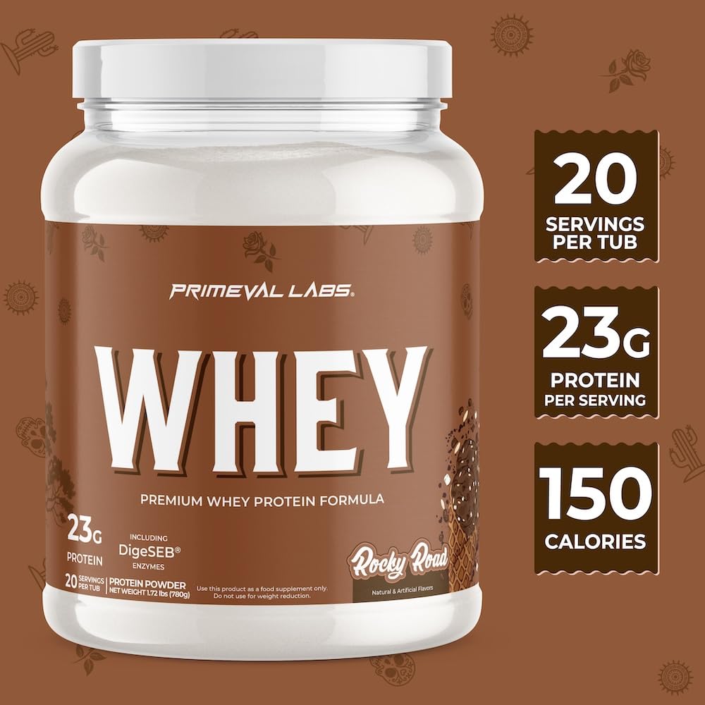 Primeval Labs Pure Whey Rocky Road mixer demonstrates quick, smooth blending