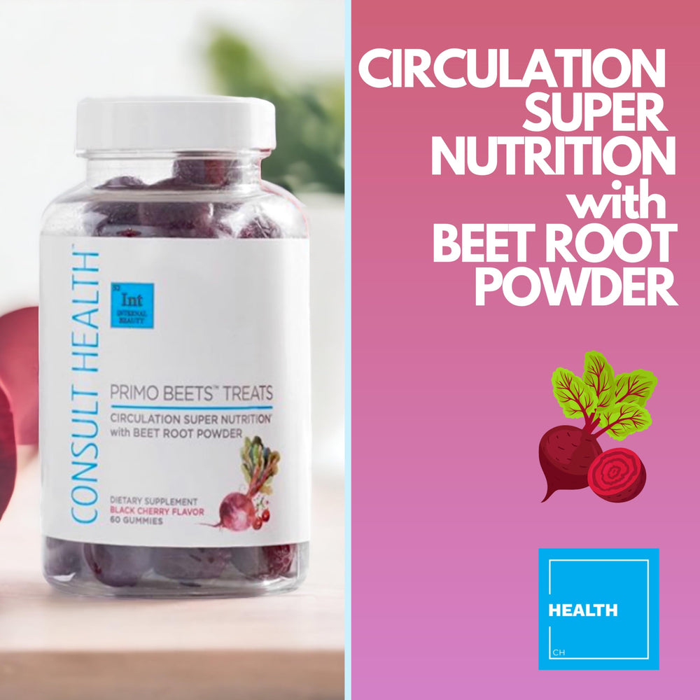 Primo Beets Treats Duo black cherry flavor gummy