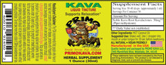 Kava extract and MCT coconut oil ingredients
