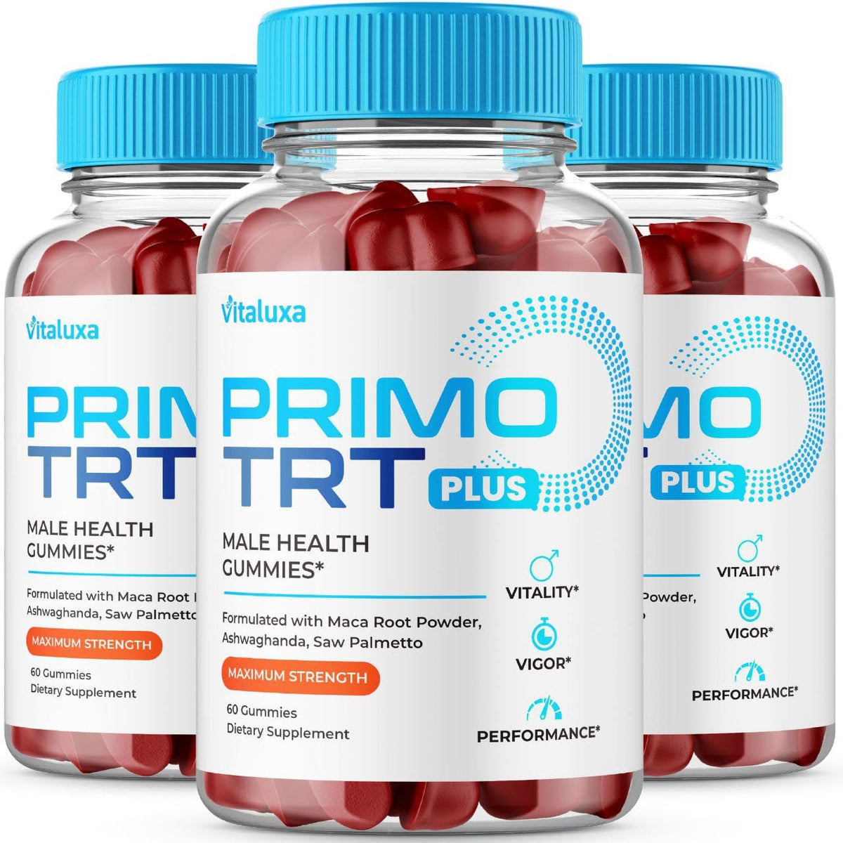 3-pack Primo TRT Gummies front view