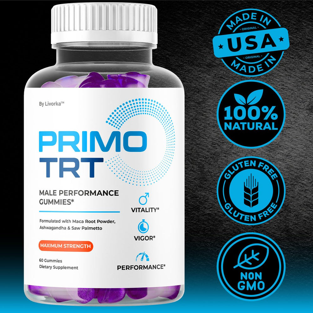 Made in USA GMP-certified Primo TRT Gummies
