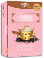 Box of Prince of Peace PMS Tea with 18 herbal tea bags