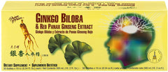 Box and bottle of Prince of Peace Ginkgo Biloba and Red Panax Ginseng Extract