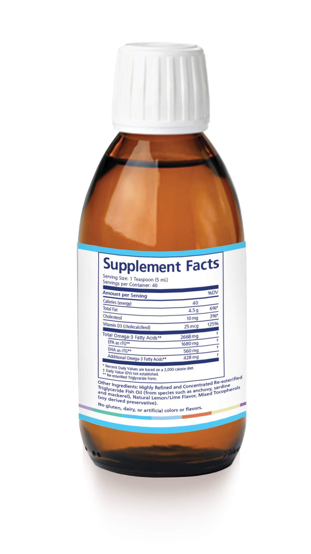 Graphic showing EPA and DHA content (1680 mg EPA / 560 mg DHA)