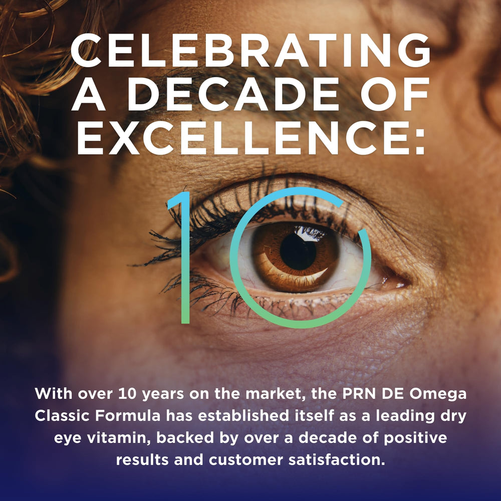 Illustration of tears and eye health benefits from the supplement