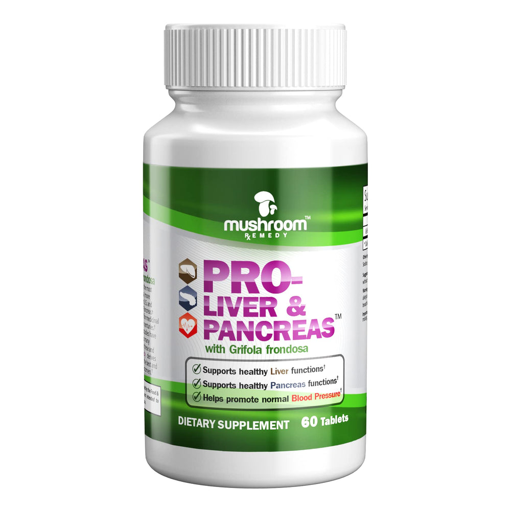 PRO-Liver & Pancreas bottle with label highlighting natural, vegan, non-GMO attributes